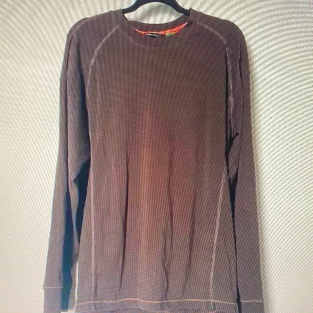 Men's Long Sleeve Brown Tee